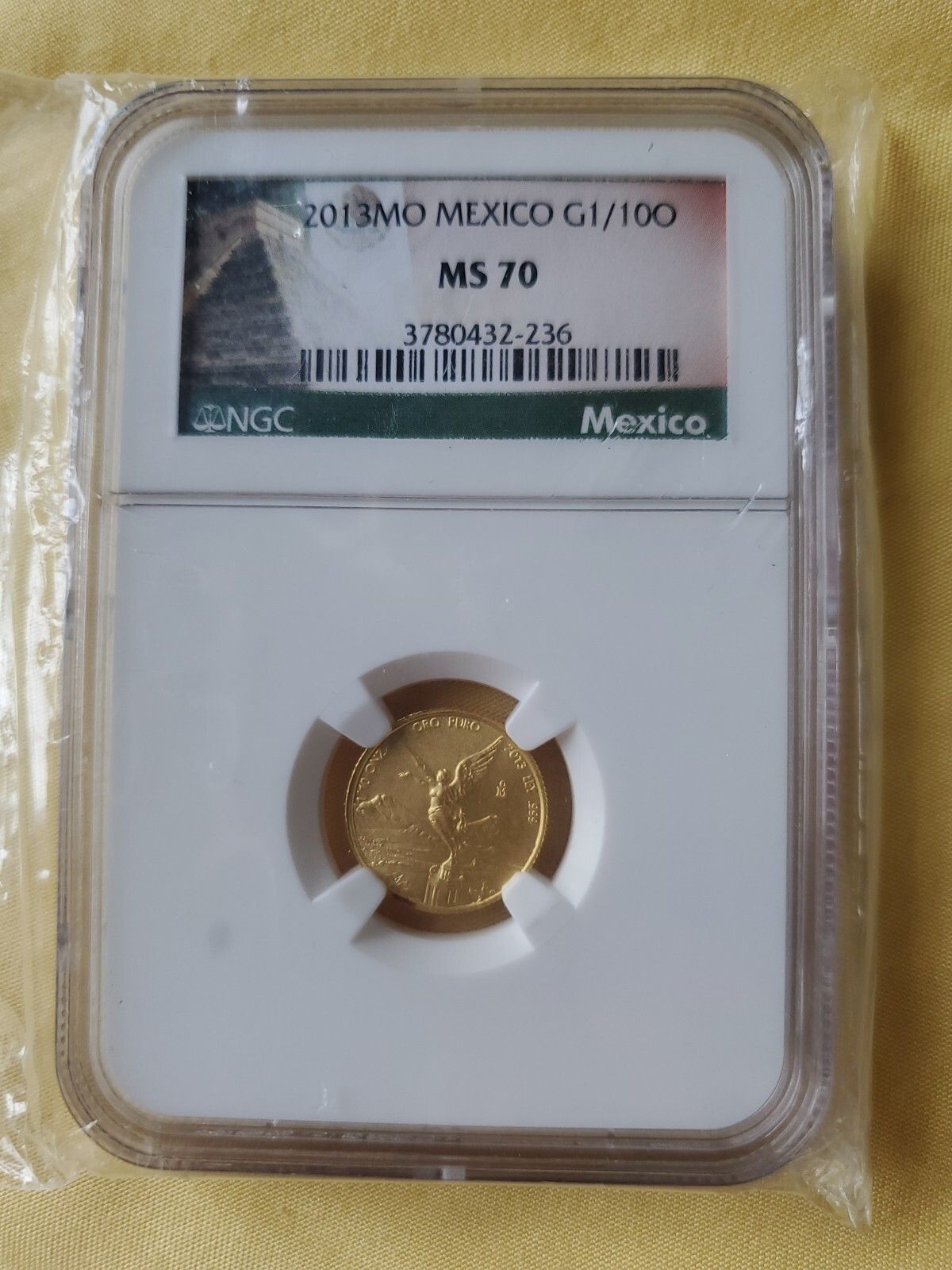 2013 1|10 MS70 Libertad Coin