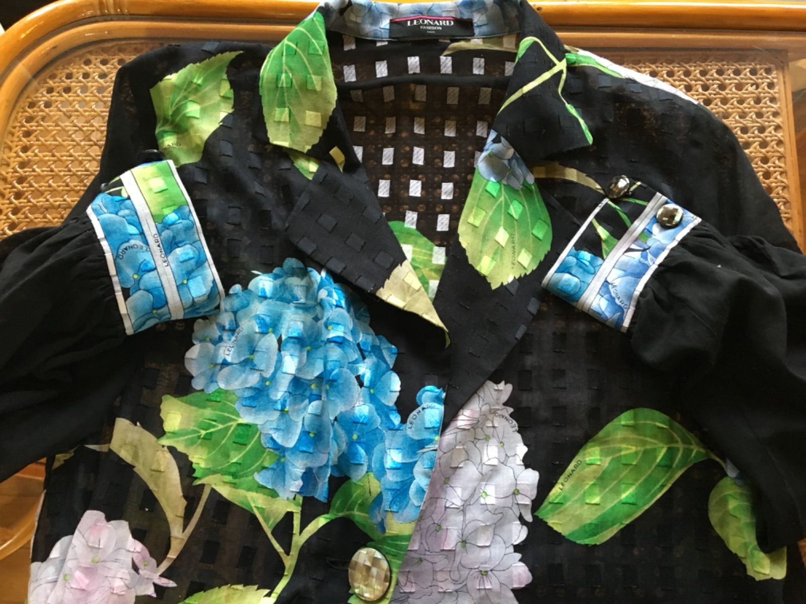 ☆未使用☆レオナール 22年春夏 カンカン チュニック 大きい44 2025