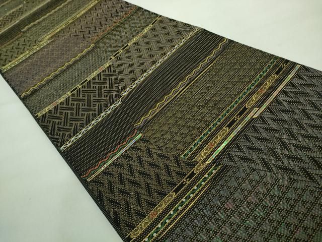 平和屋本店□極上 京の名工 中村桂一 六通柄袋帯 螺鈿罠織 星の