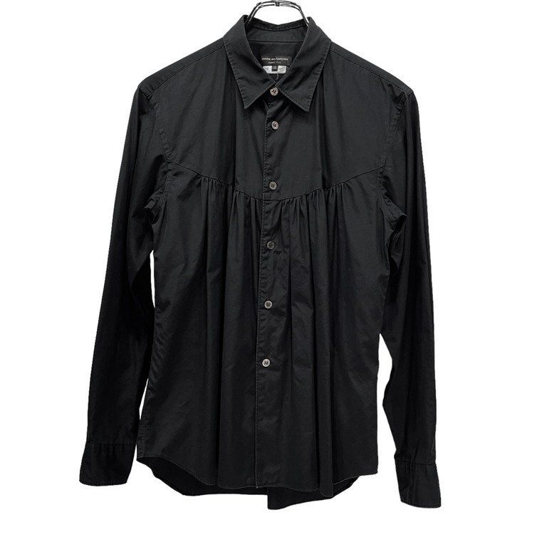 COMME des GARCONS HOMME PLUS 20SS コットンブロードフロントギャザーシャツ ブラウス Orlando オルランド期 Archive