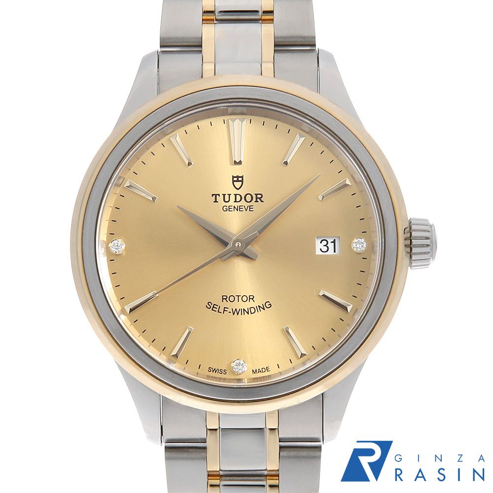 チューダー スタイル 3Pダイヤ 12503 中古 メンズ