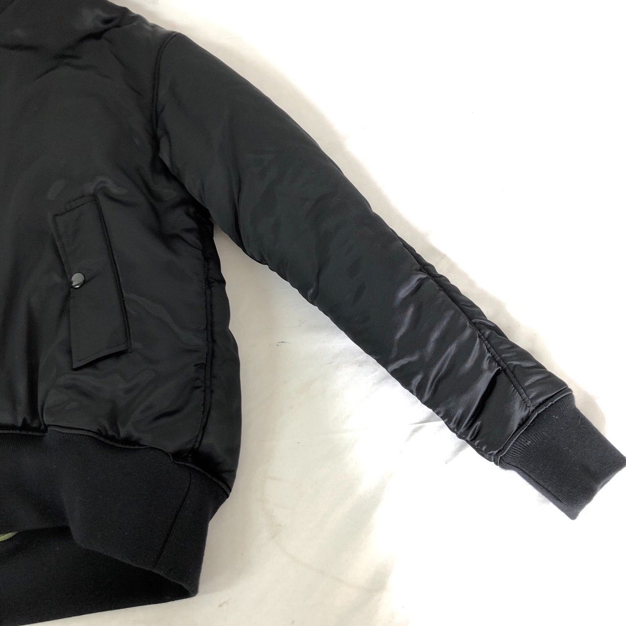 lot holon ロットホロン ブルゾン 46 ジャケット メンズ ブラック 腕 