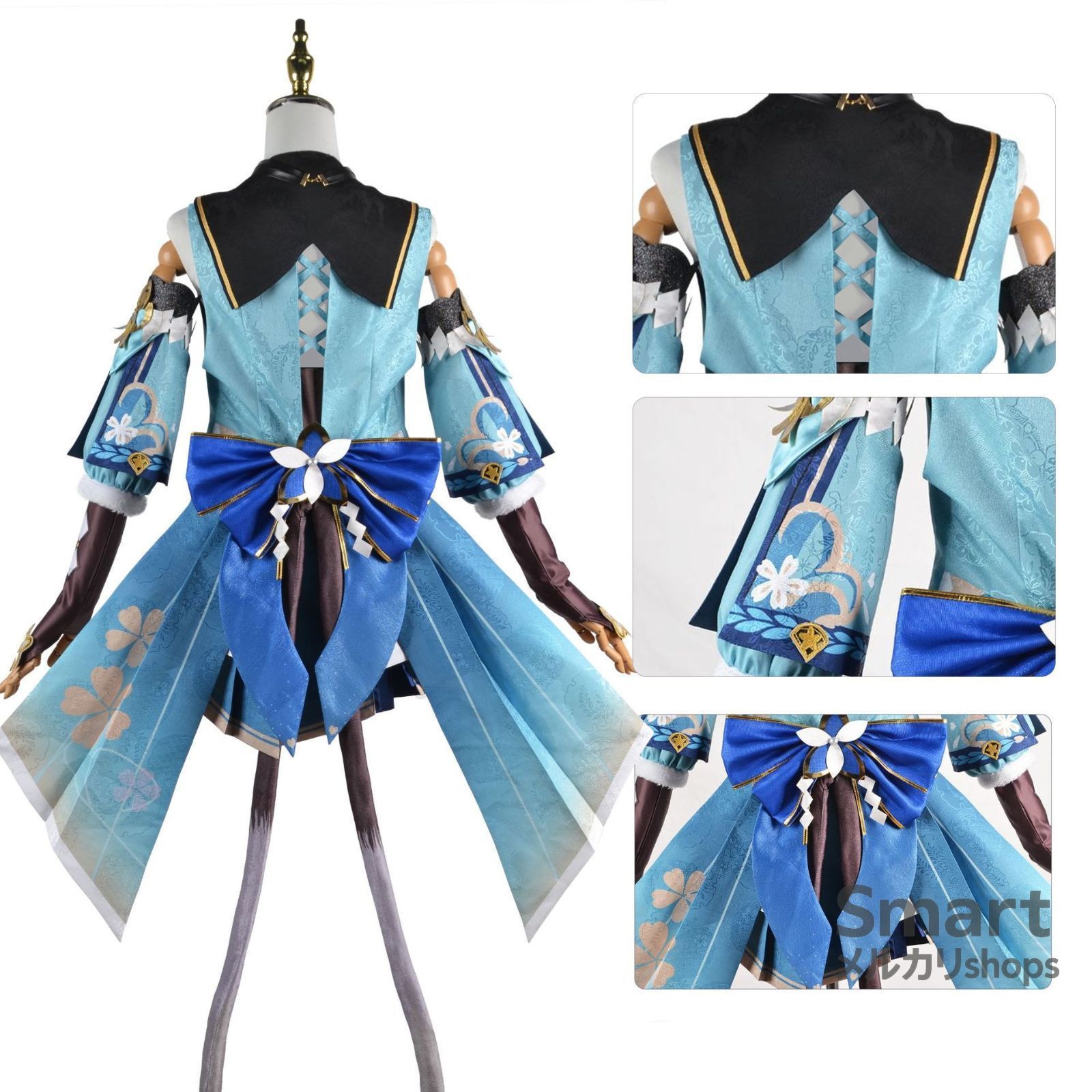 コスプレ 衣装 綺良々 原神 稲妻 草系射手風 アニメ ゲーム キャラクター 仮装 ドレス服 M250911-7