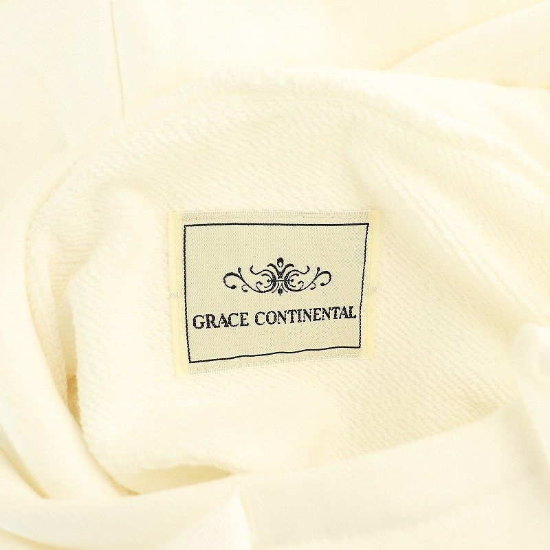 グレースコンチネンタル GRACE CONTINENTAL 24AW アニバーサリーフーディパーカー スウェット 長袖 36 オフホワイト マルチカラー /DO ■OS グレースコンチネンタル GRACE CONTINENTAL 24AW アニバーサリー