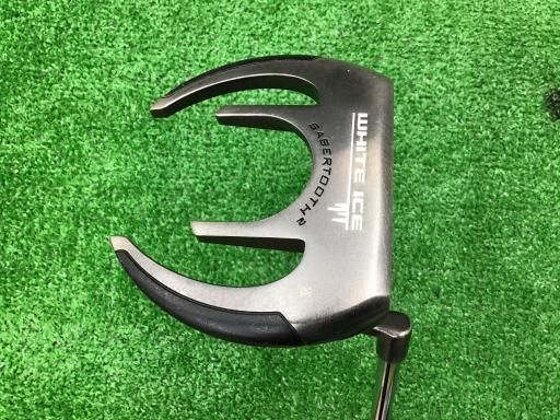 オデッセイ WHITE ICE SABERTOOTH 2 34インチ パター PT スチール フレックスその他 メンズ 男性用 右利き 右用 Cランク ゴルフクラブ