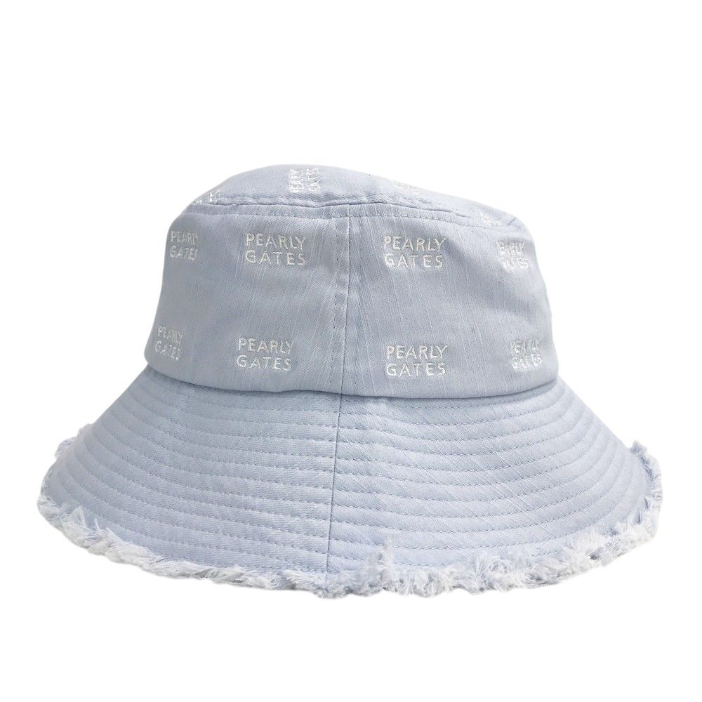 PEARLY GATES パーリーゲイツ モデル ハット ロゴ総柄 ブルー系 FR 240101541508 ゴルフウェア ストスト LLC-HASEGAWATOSO_COM