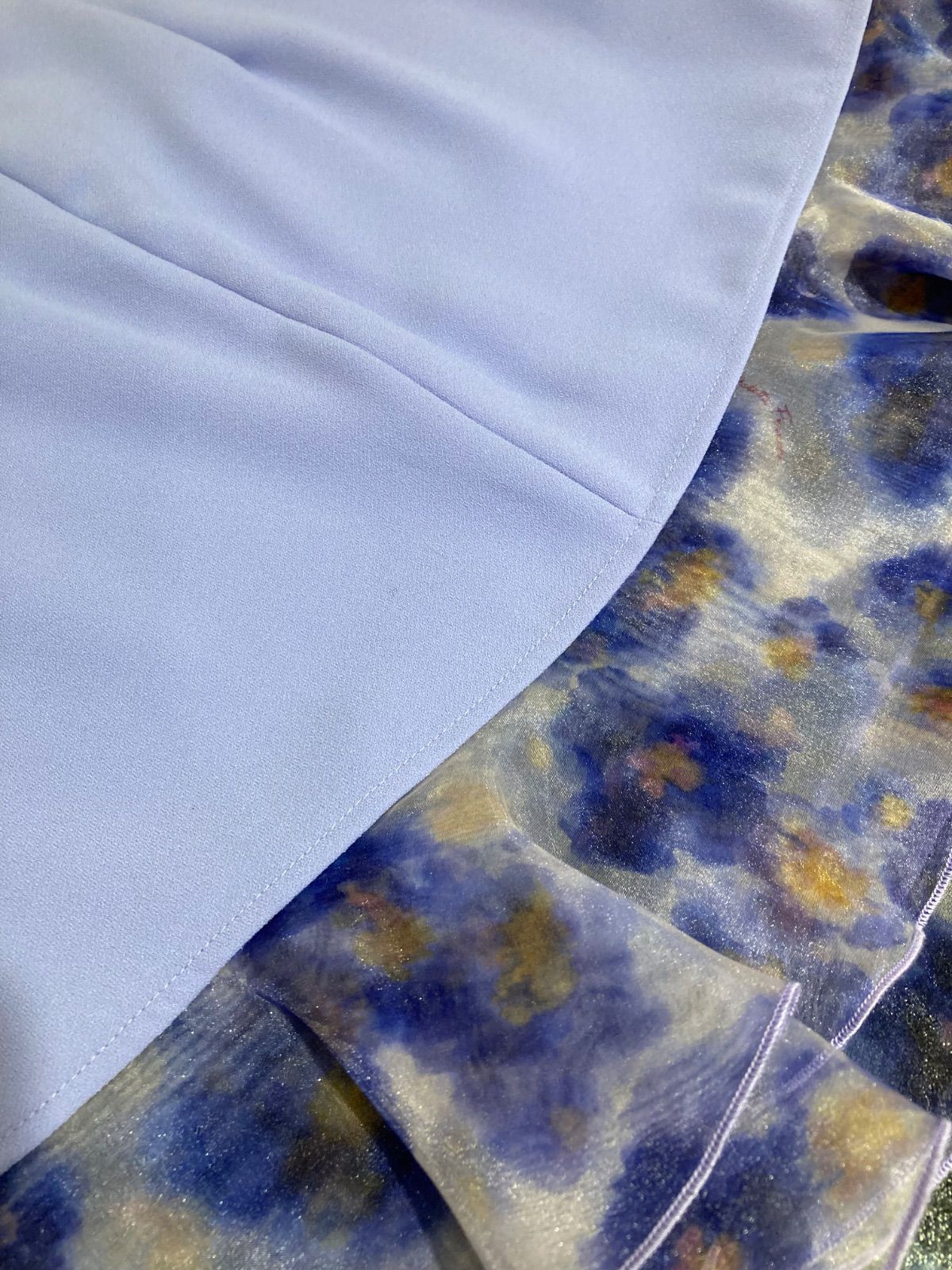 エリザベッタ ELISABETTA FRANCHI フ ースカート 38サイズ ラベンダー レディーススカート イタリア製