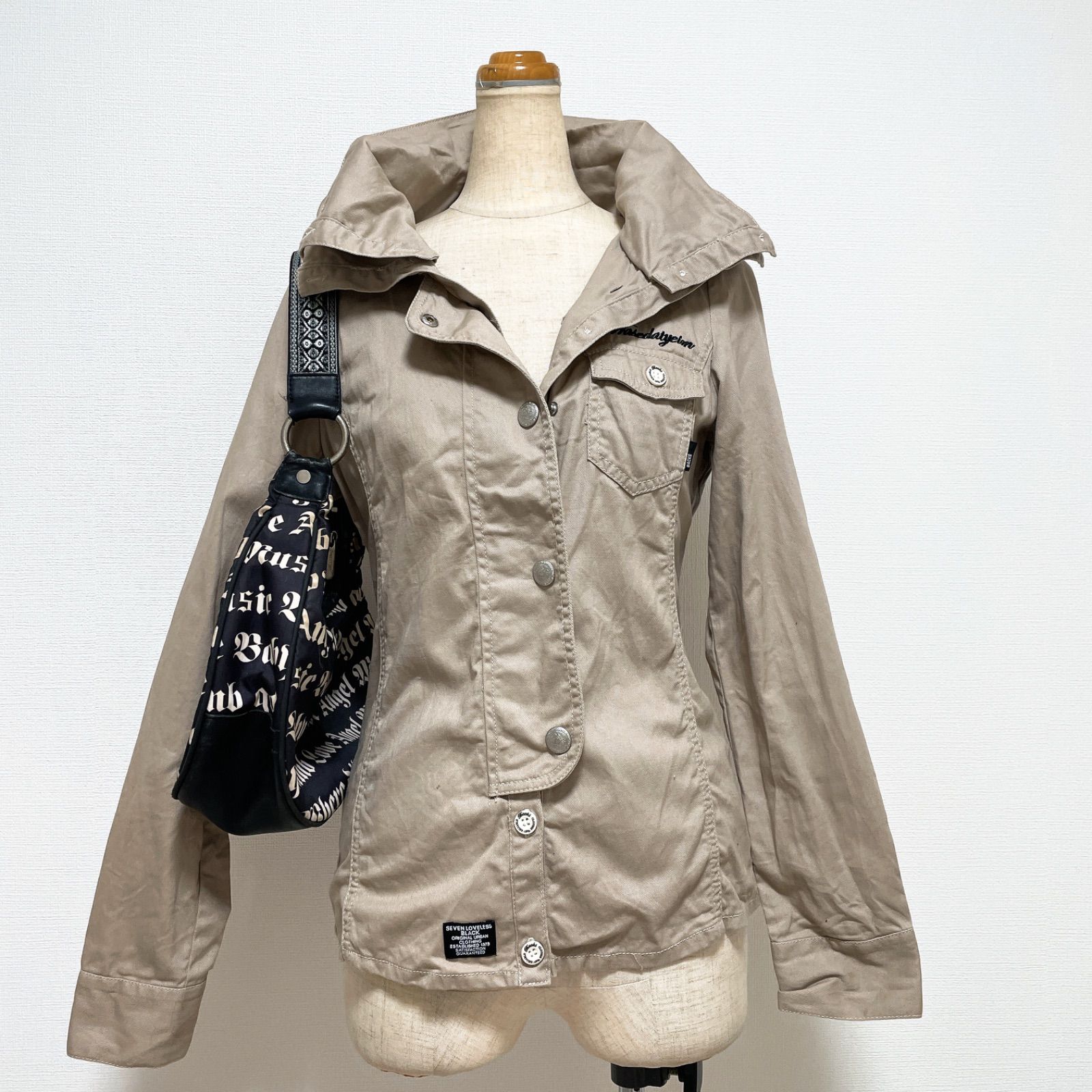 Y2K アーカイブ グランジ SLY N-3B ファー モッズコート ギミック 00s