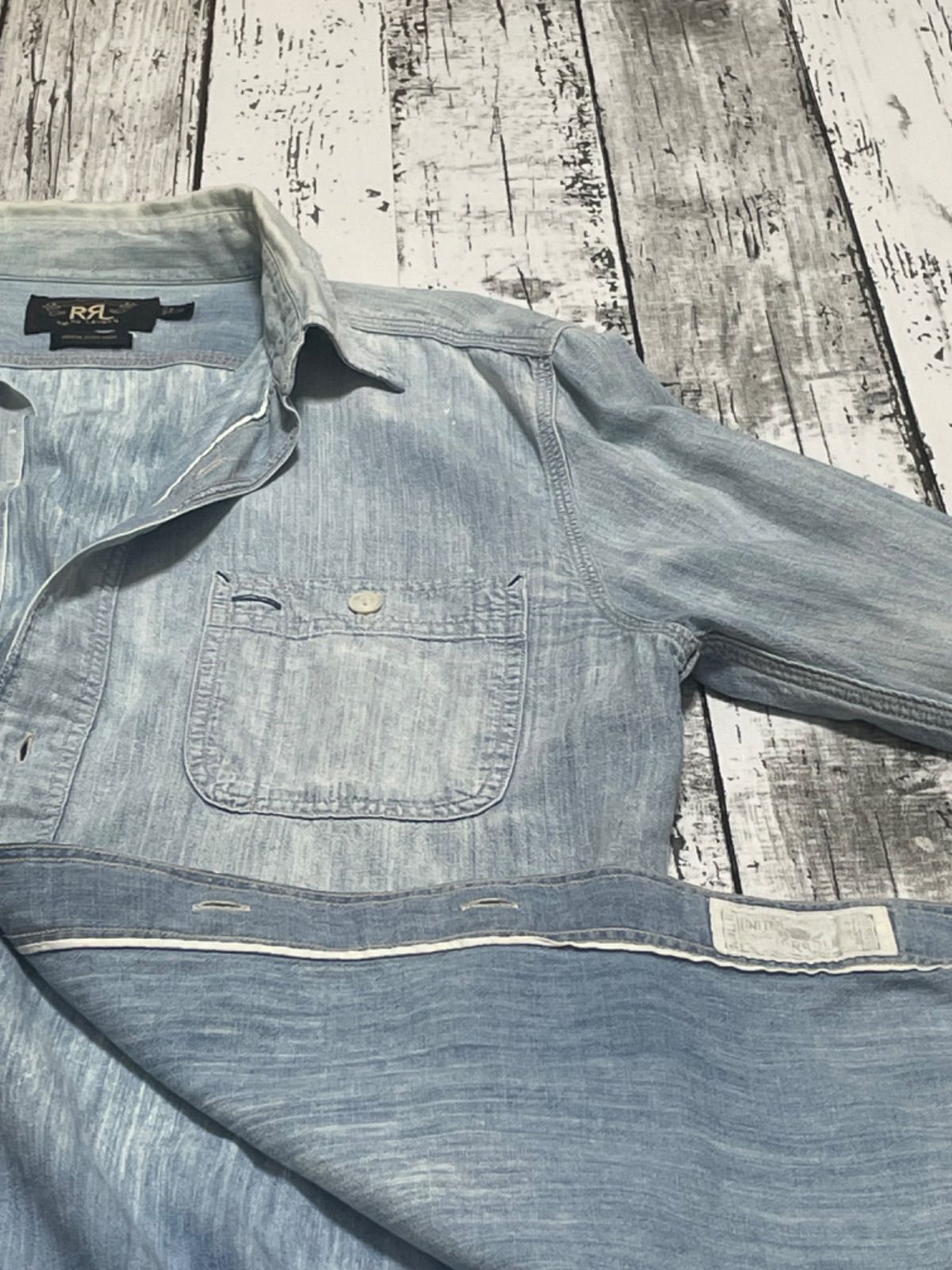 RRL シャンブレーワークシャツ ラルフローレン Ralph Lauren