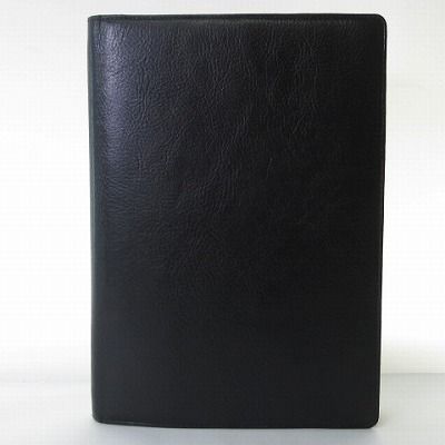 ダヴィンチ　システムバインダー　Ａ５ ダヴィンチ Davinci 美品 システムバインダー レザー 黒