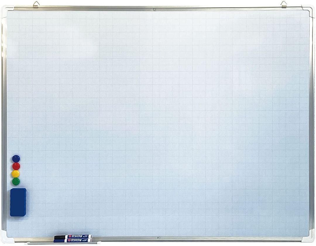 ホワイトボード 暗線入り1200mm×900mm 事務所 オフィス 1167 ホワイト