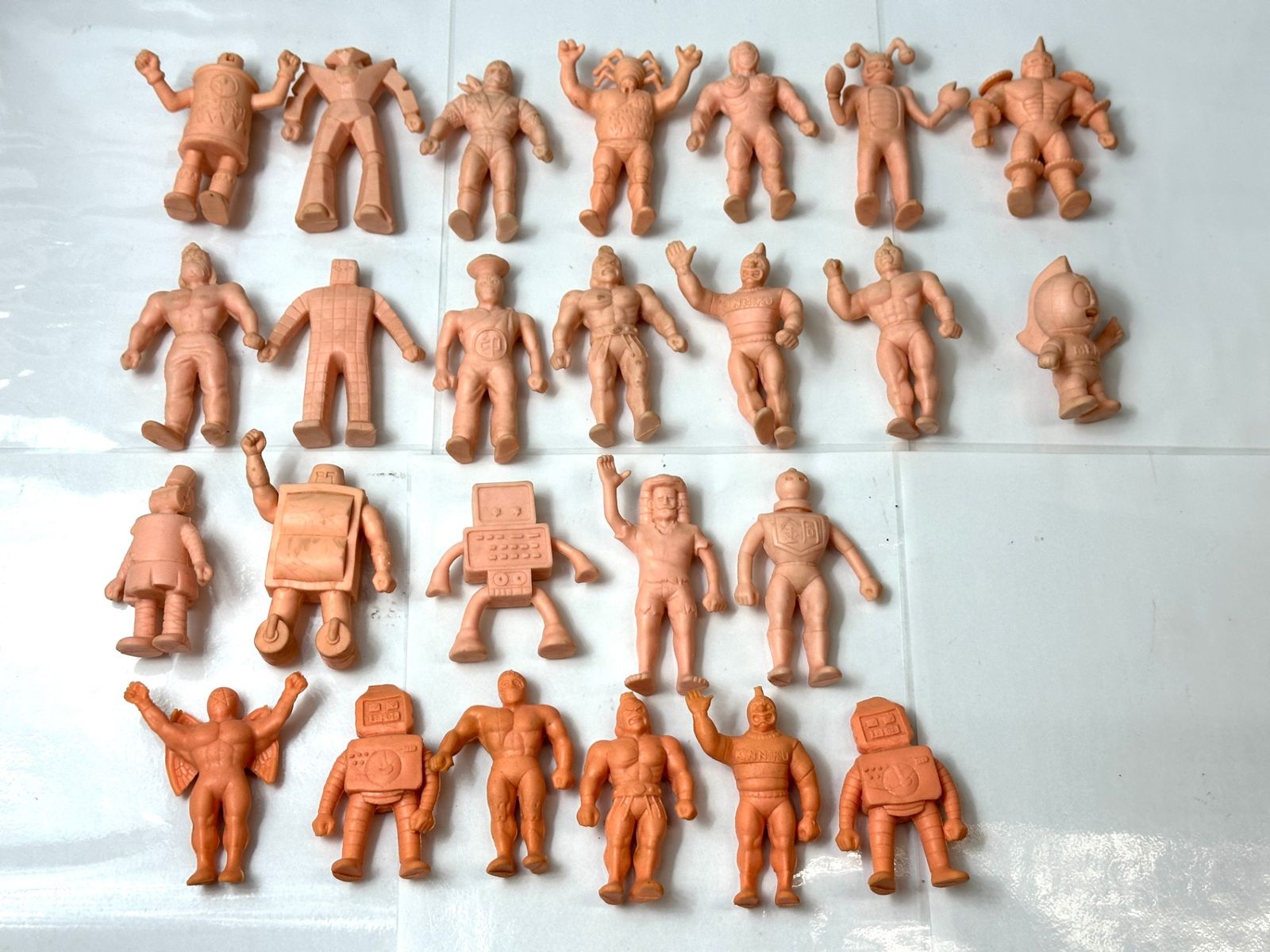 現状品 丸越 キン肉マン デカ消し キン消し 25個セット ミートくん 