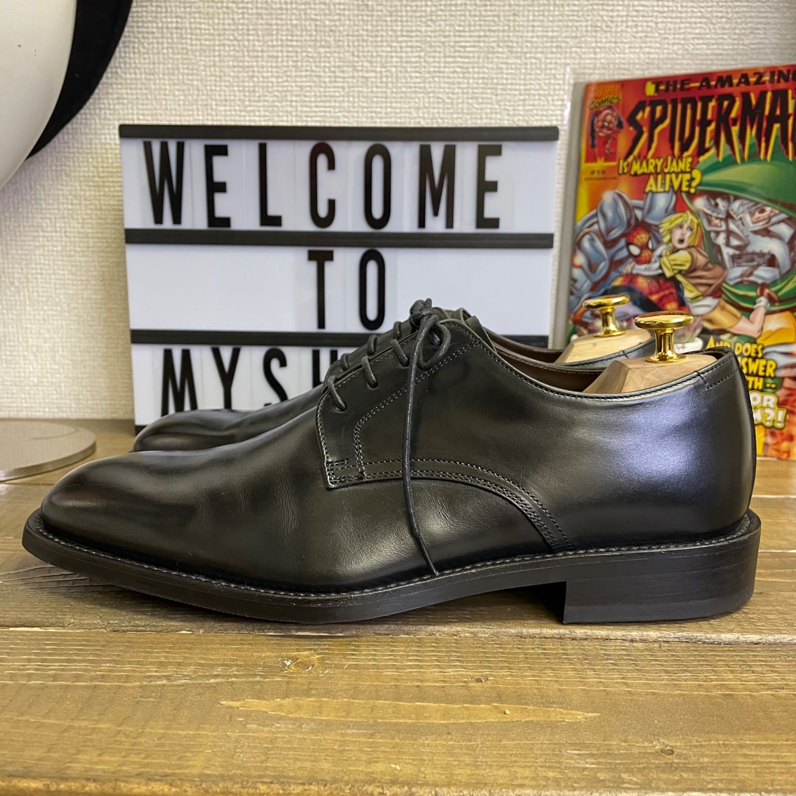 REGAL GORE-TEX ブラックビジネスシューズ 美品】REGAL ビジネスシューズ 25cm GORE-TEX ブラックIKEA