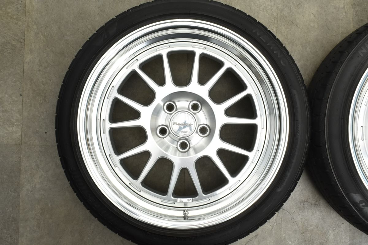 人気ホイール】WORK SEEKER FX 17in 7J +35 PCD100 ブリヂストン NEWNO