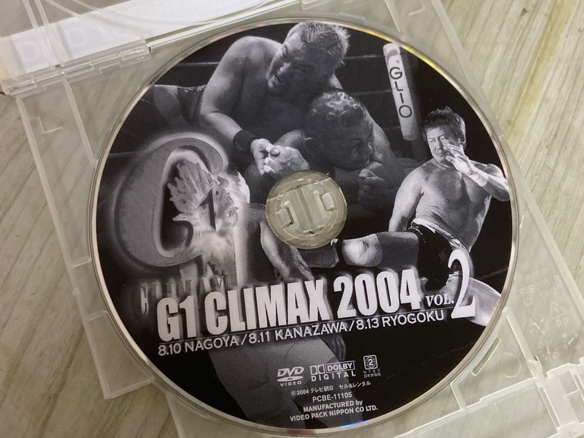 3-▲DVD 2本セット G1 CLIMAX 2004 VOL.1~2 新日本プロレス レンタル落ち レンタルアップ 3-△DVD 2本セット G1 CLIMAX 2004 VOL.1~2 新日本プロレス