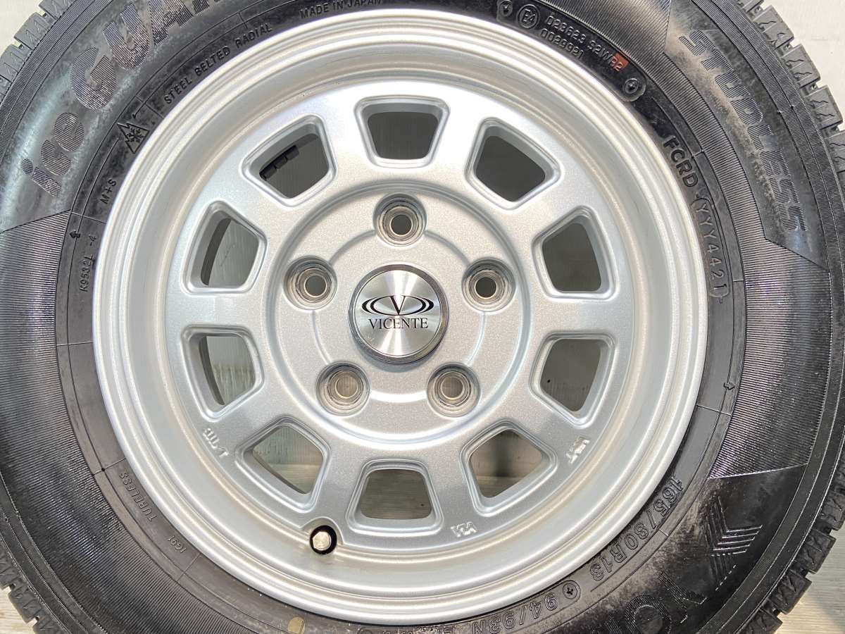 165/80R13 94/93LT ヨコハマ アイスガード iG91 VICENTE 13x5.0 45 