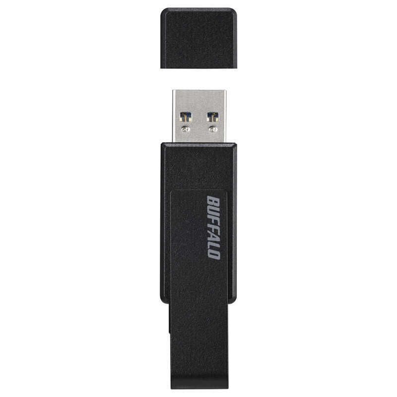 USB3.2(Gen1)対応 Type-AC両対応 回転式USBメモリー BUFFALO バッファロー RUF3-ACR32G-BK USB [64GB | 3.2(Gen2) Type-C⁄Type-A両対応 スティック USB3.2 USB3.2(Gen1)TypeC-A対応USBメモリ ヨドバシ.com 3.2(Gen1)対応Type-A端子