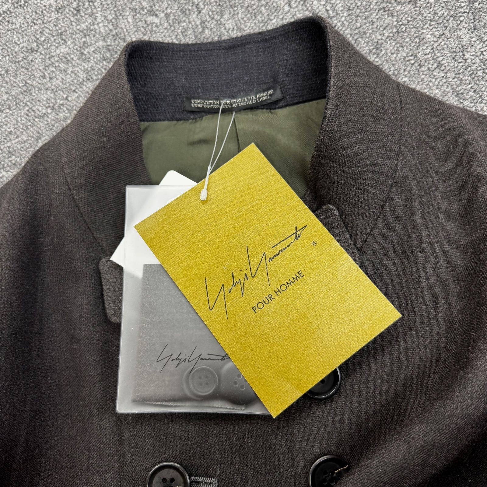 参考上代411400円 未使用品 yohji yamamoto POUR HOMME 24AW