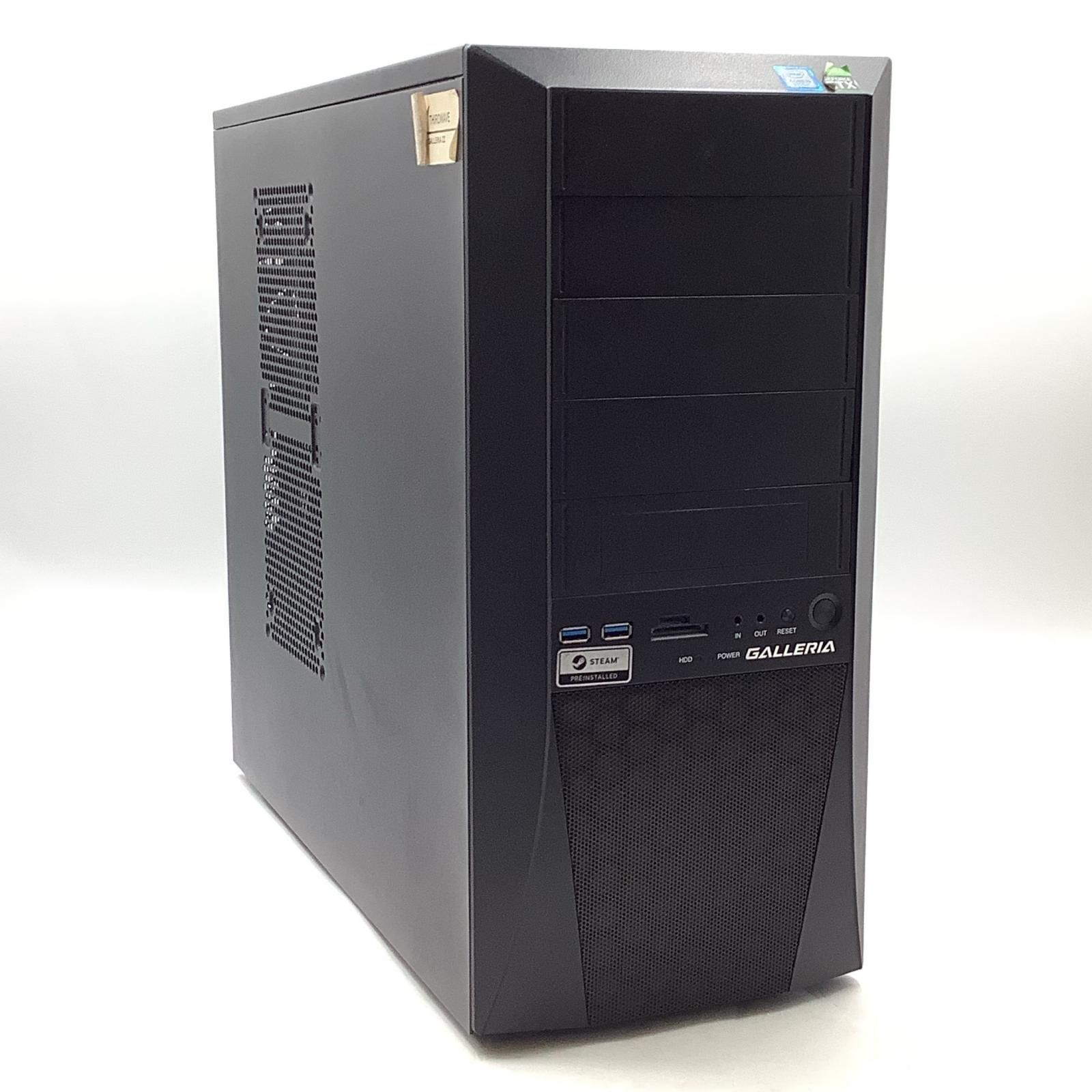 全額返金保証 最速発送 GALLERIA ゲーミングデスクトップPC ZZ i9-9900KF 32GB M.2 SSD 500GB RTX 3060 Ti 動作 済