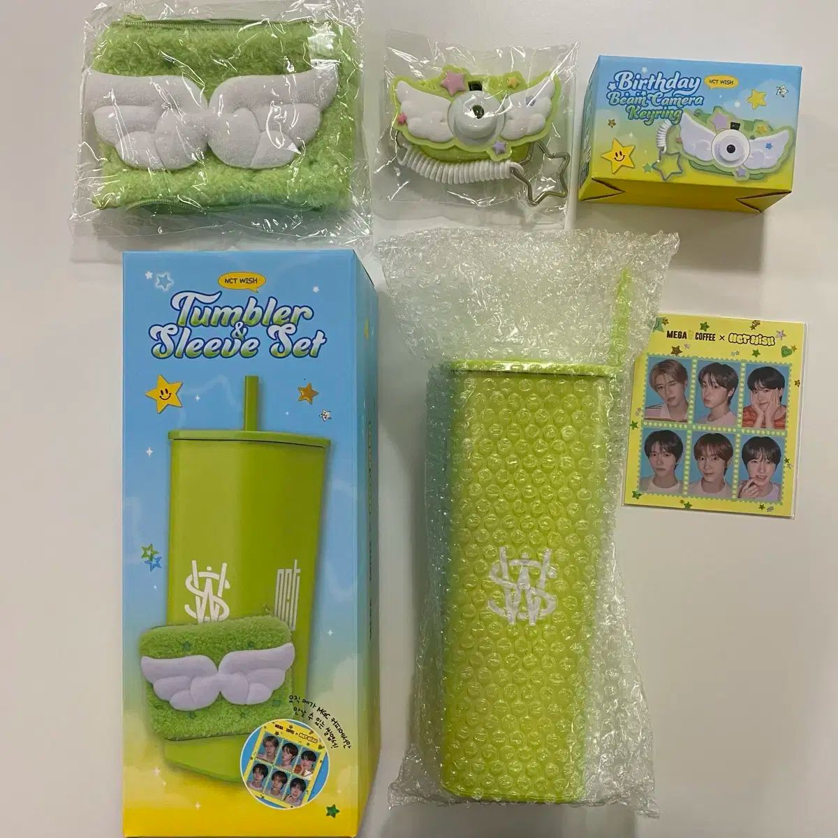 当日発送 NCT WIND AND WISH MEGAcoffee ステンレスボトル キーホルダー まとめ