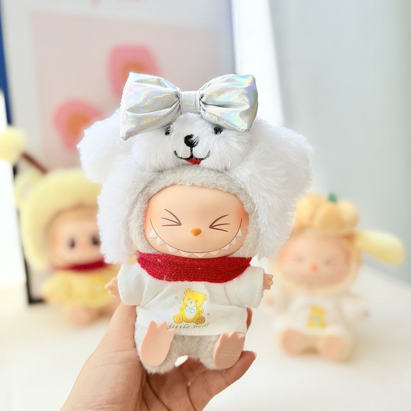 labubu ぬいぐるみ 服 着せ替え LABUBU ラブブ labubu17cm クマ