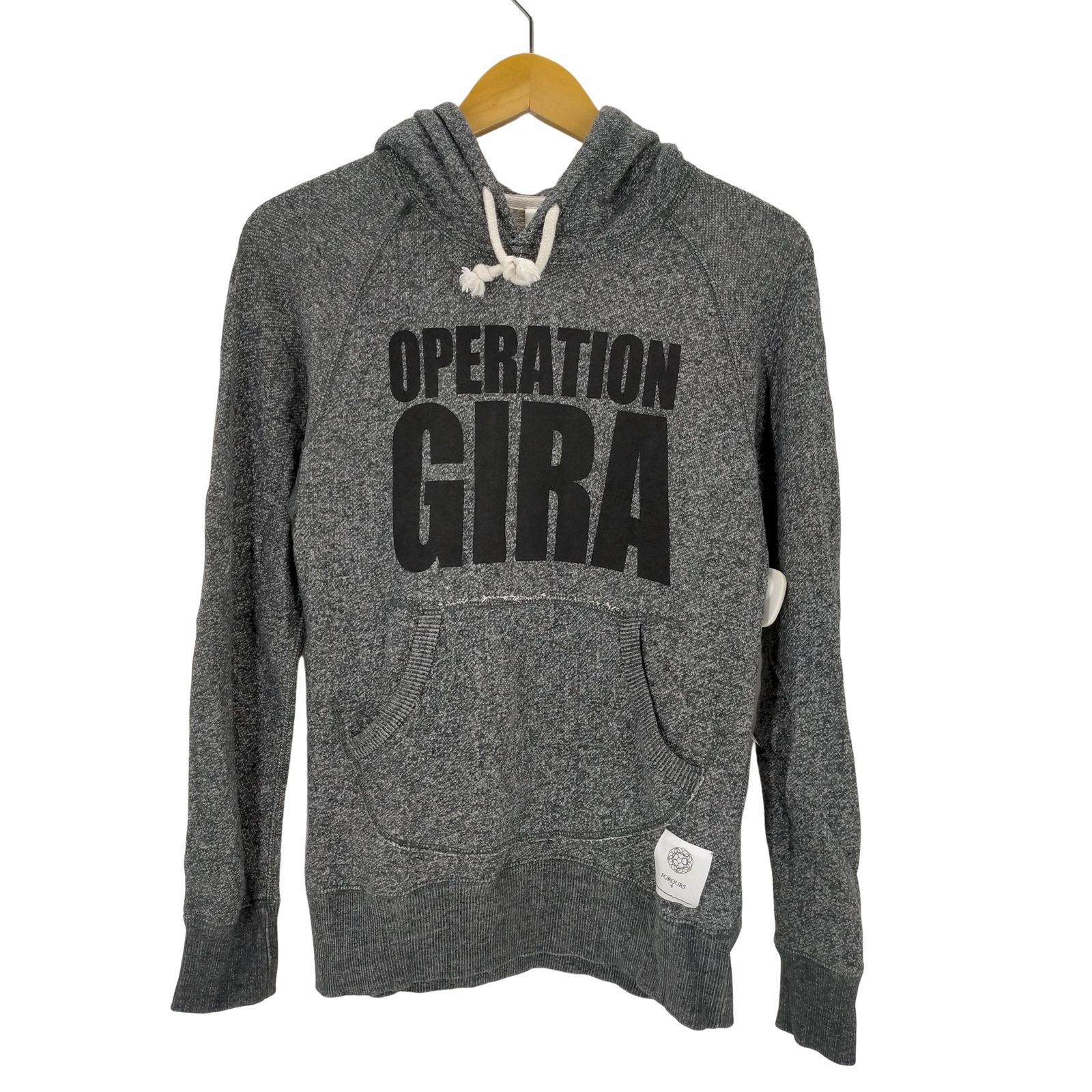 フォーアワーズ FOROURS OPERATION GIRA プリントパーカー