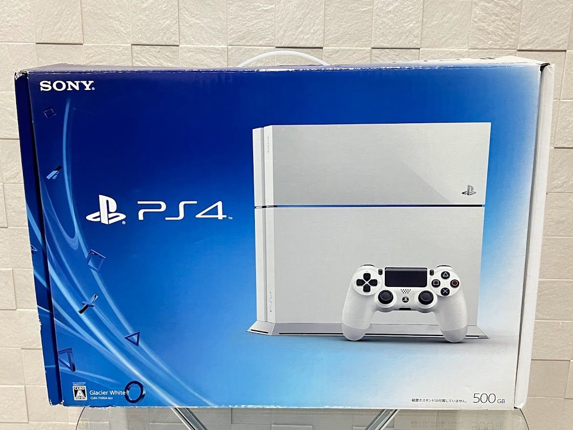 箱付き】PS4 本体 CUH-1100A 500GB グレイシャー・ホワイト - 映像.com 