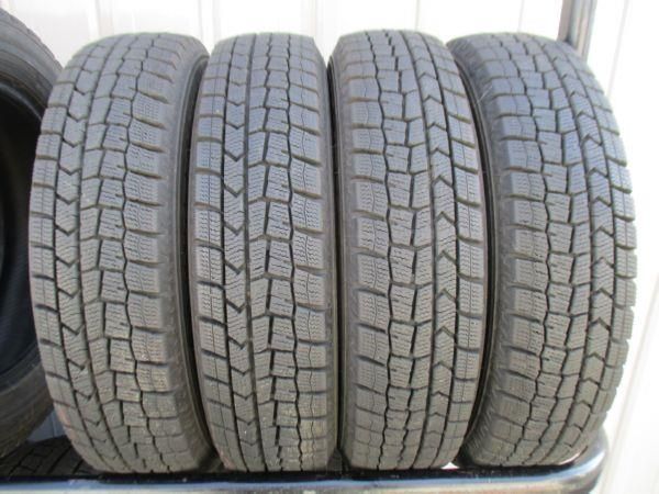 145/80R13 75Q ダンロップ WINTER MAXX WM02 スタッドレス 2020年製 4本 送料込 T36500208インボイス領収書発行可能