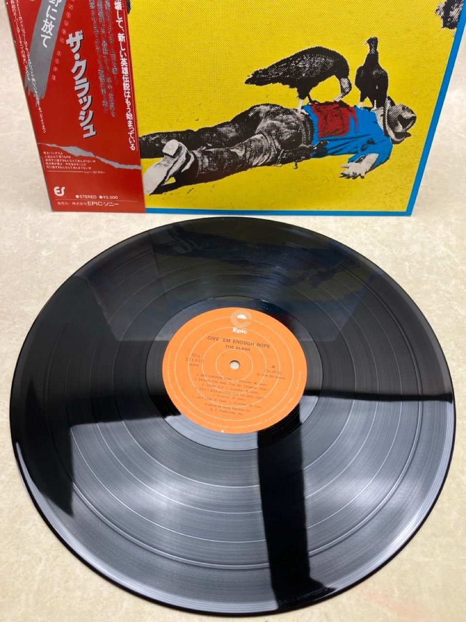レコード LP 帯付 THE CLASH クラッシュ 動乱 253P36