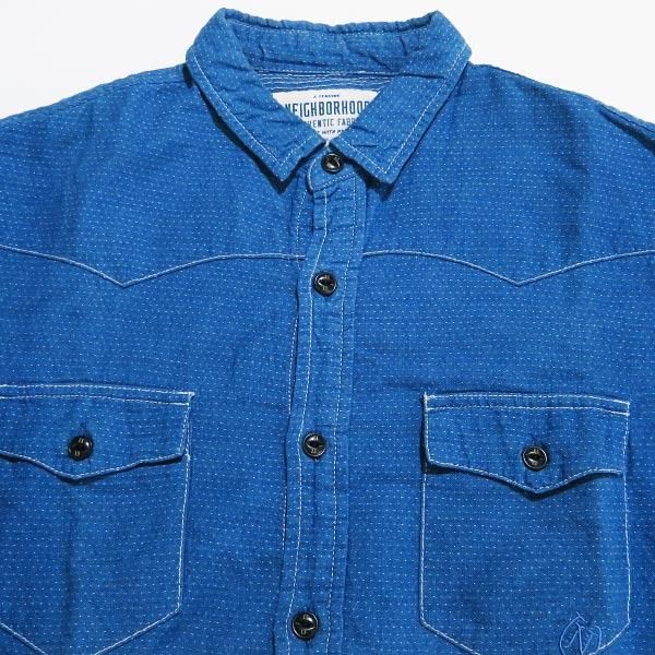 NEIGHBORHOOD ネイバーフッド 15SS WS.DOBBY/C-SHIRT.LS 151AQNH-SHM05