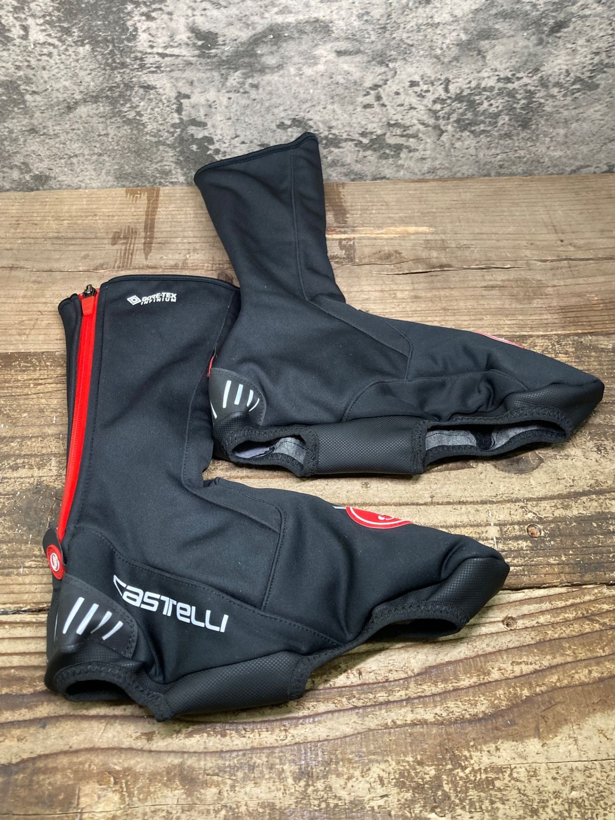 JH101 カステリ CASTELLI シューズカバー 黒 L 裏起毛 GORE TEX INFINIUM