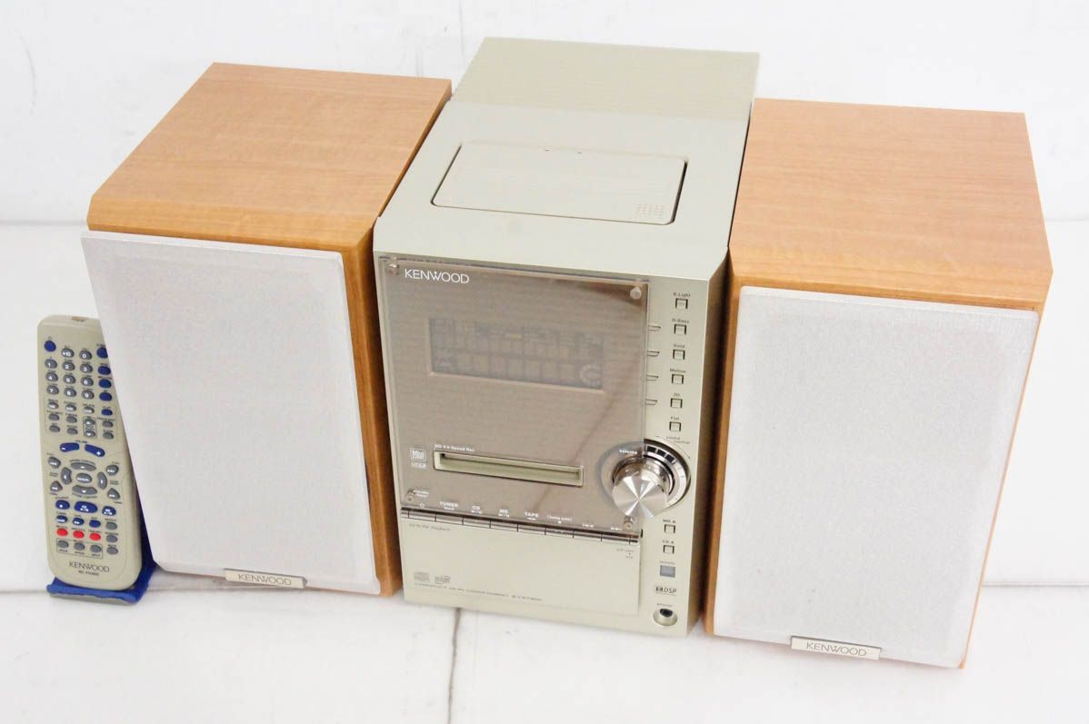 KENWOODケンウッド CD|MD コンパクトHi-Fiシステム Avino CD MD カセット ラジオ SL-3MD MDコンポ MDLP対応