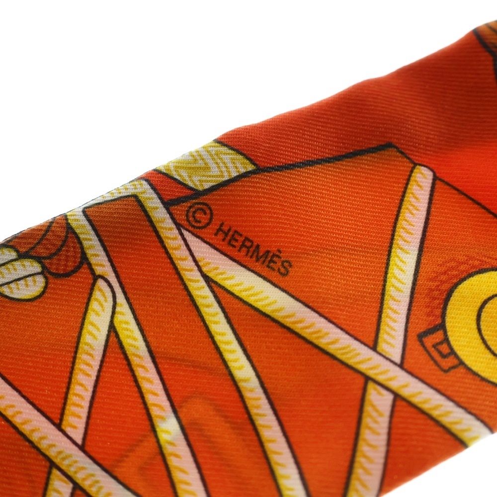 美品　エルメス　ツイリー　シルクスカーフ　ズアヴとドラゴン HERMES エルメス スカーフ ツイリー ズアヴとドラゴン Zouaves