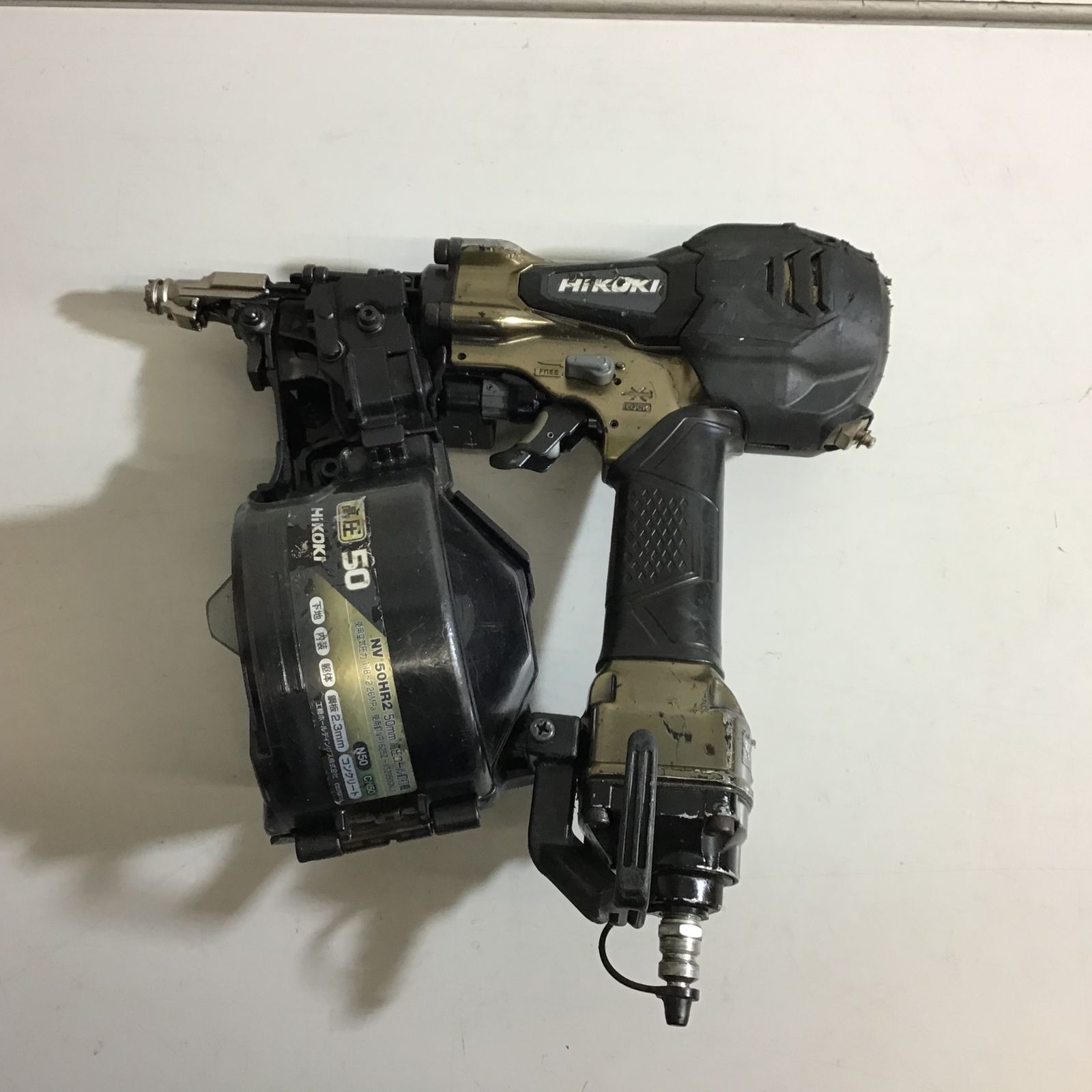 中古品】☆ハイコーキ(HIKOKI ※旧:日立工機) 高圧エア釘打ち機 NV50HR2(S)【戸田店】 - メルカリ