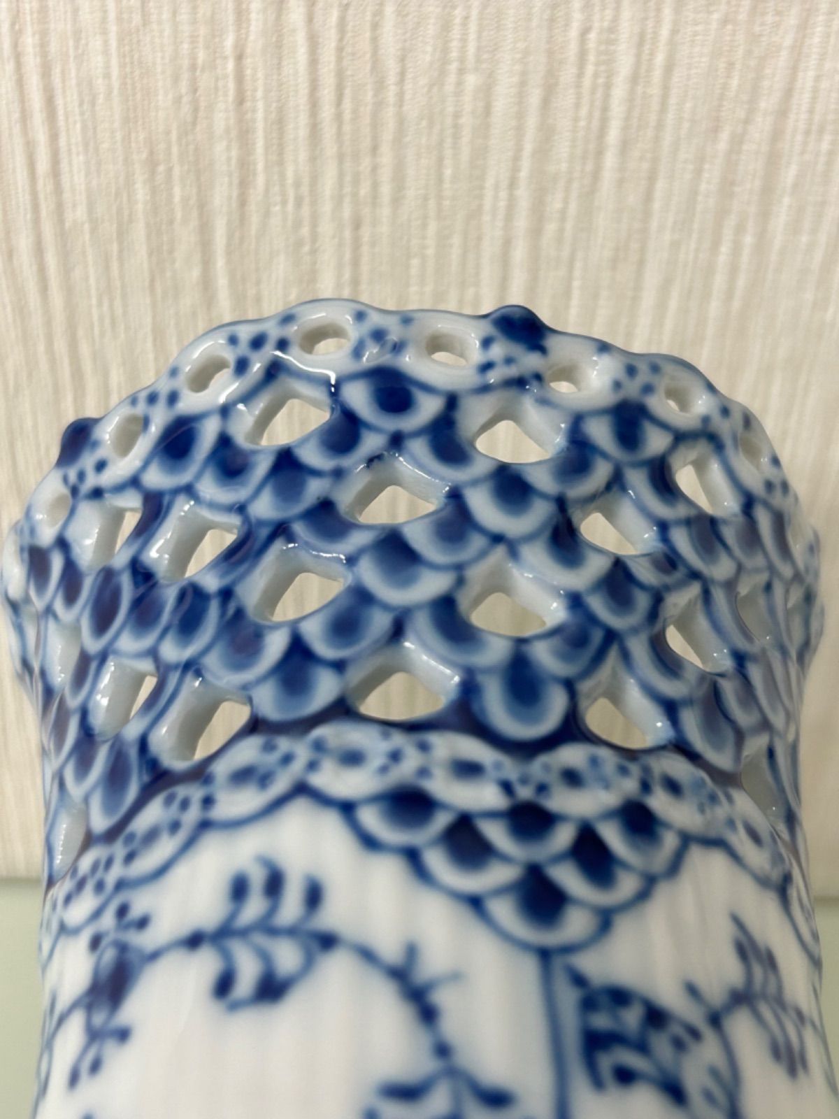 ロイヤルコペンハーゲン ブルーフルーテッド フルレース フラワー