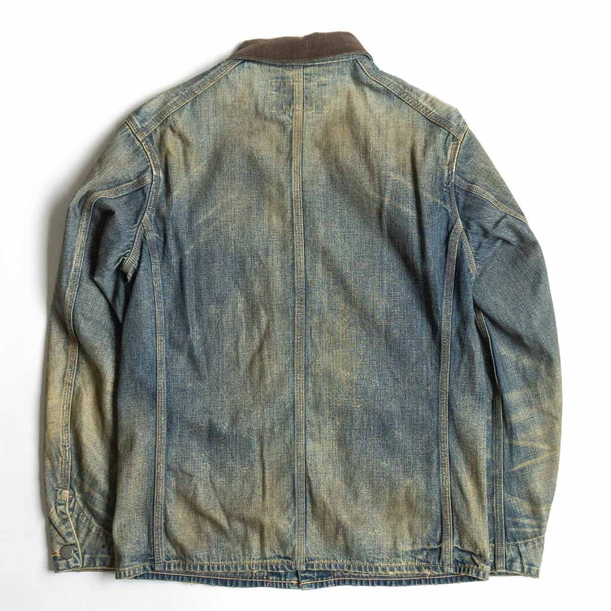 RRL 【デニムチョア ジャケット】S カバーオール インディゴ 2211407 
