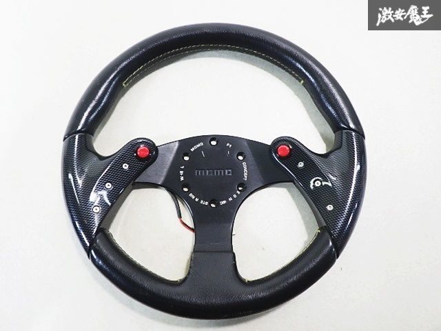 モモ momo ステアリング f1コンセプト レザー カーボン調 モモ momo ステアリング f1コンセプト レザー カーボン調