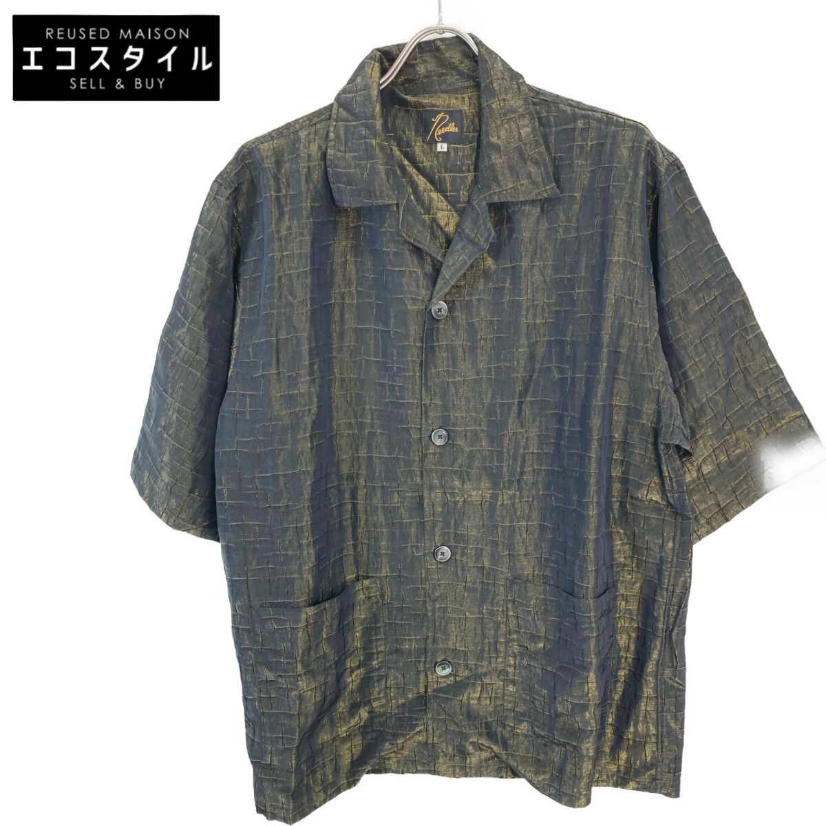 【23SS】Needles ニードルズ カバナシャツ レースクロス フラワー 23SS】Needles ニードルズ カバナシャツ レースクロス フラワー