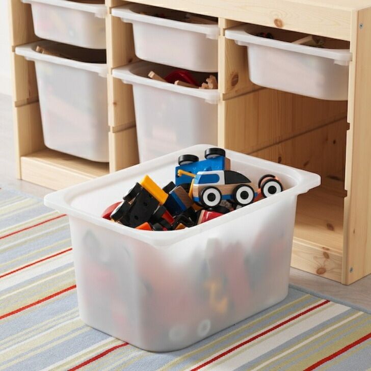 最新作，お買い得 IKEA イケア TROFAST トロファスト収納コンビネーション ライトホワイトステインパイン ホワイト 29240877
