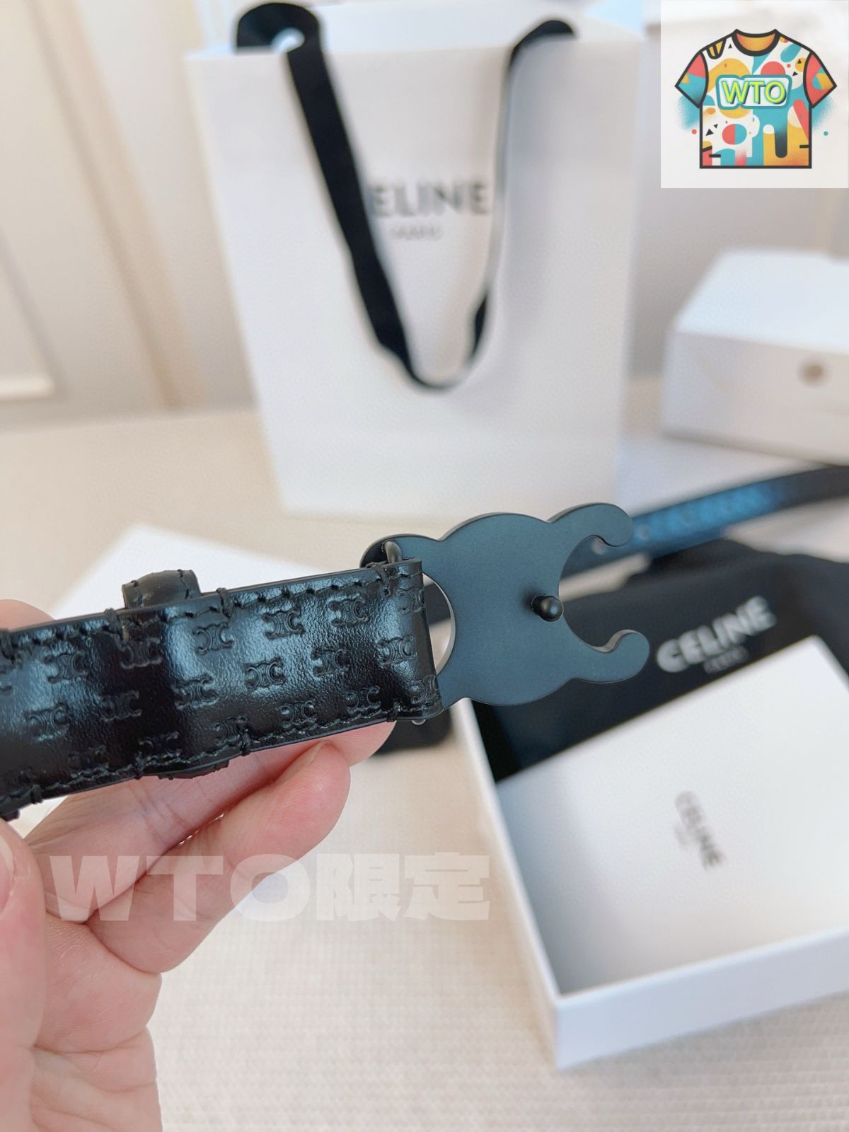今日WTO】CELINE オリジナルレザーベルト-XN23 - メルカリ