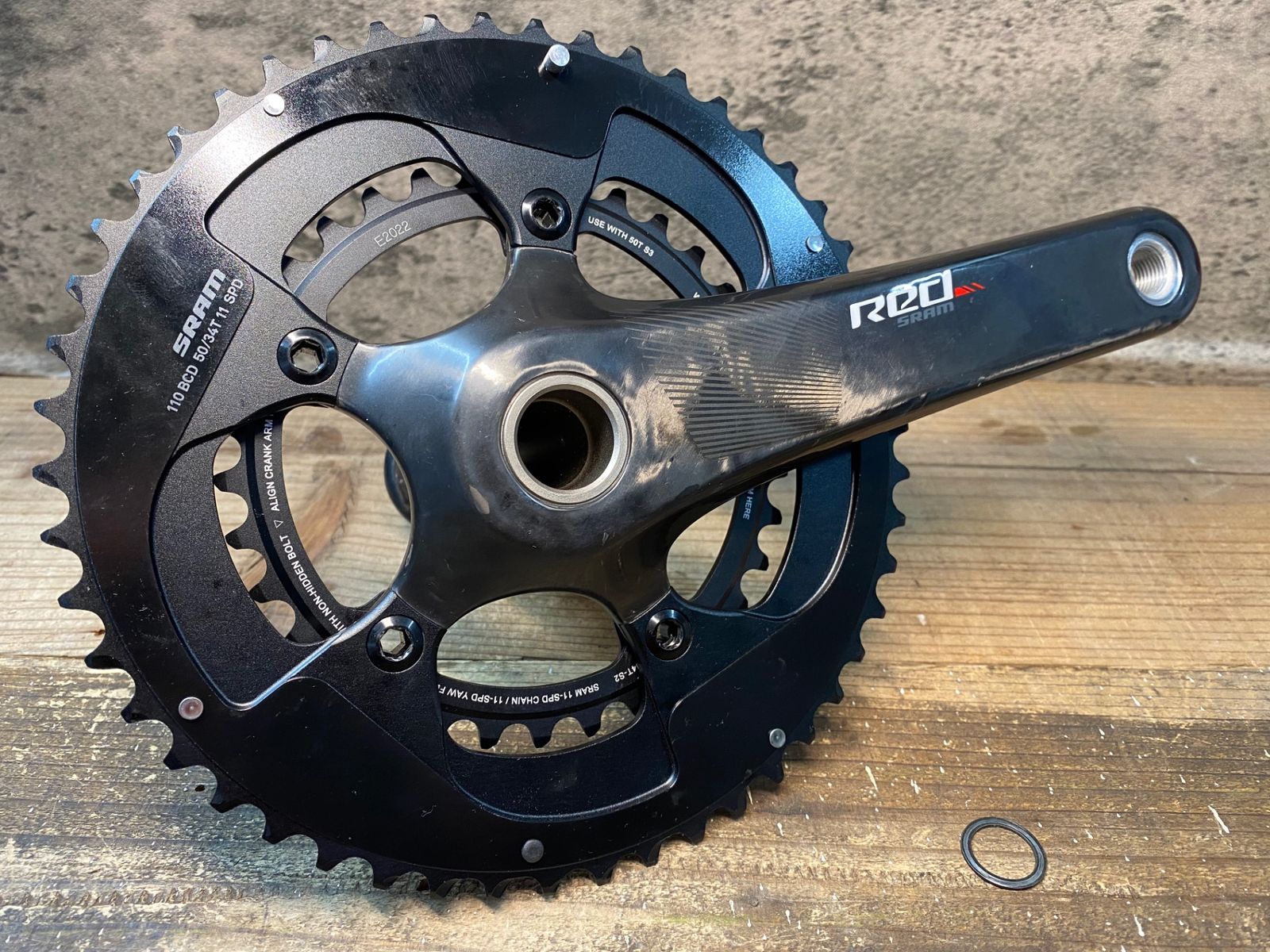 IT862 スラム SRAM RED 22 クランクセット 175mm 50/34T BCD110 GXP