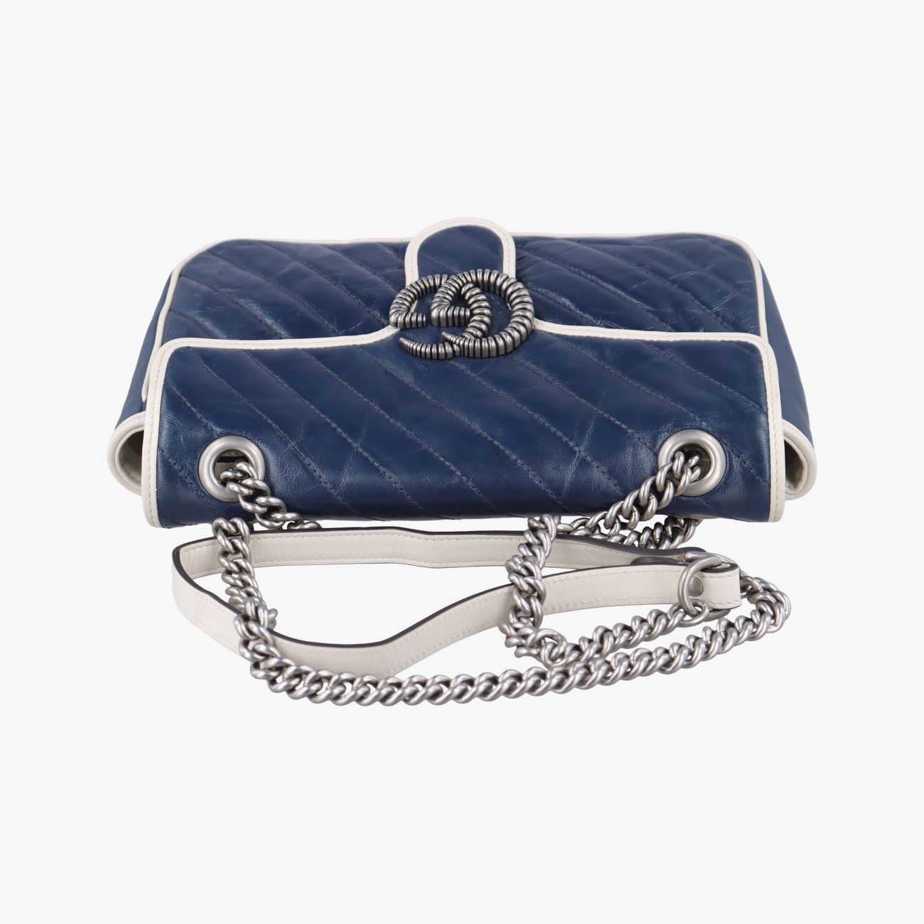 グッチGucciGGマーモントブルーレザー443497I031849371