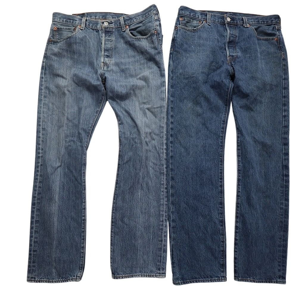 古着卸 リーバイス 501 デニム パンツ 8枚セット メンズ 33 アメカジ フェード コインポケット 古着 NC1325