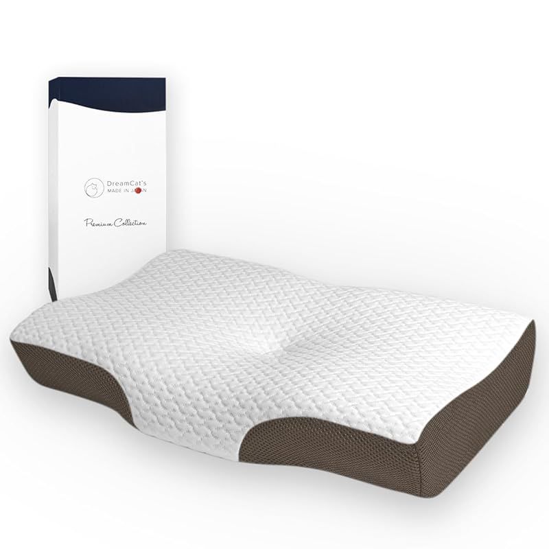 DreamCat's 枕 低反発枕 日本製 まくら 首が痛くならない 安眠 高さ