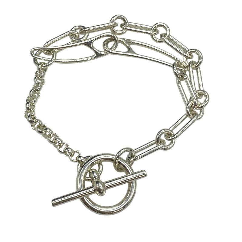 エルメス HERMES シェーヌ ダンクル パンクブレス Ag925 ジュエリー