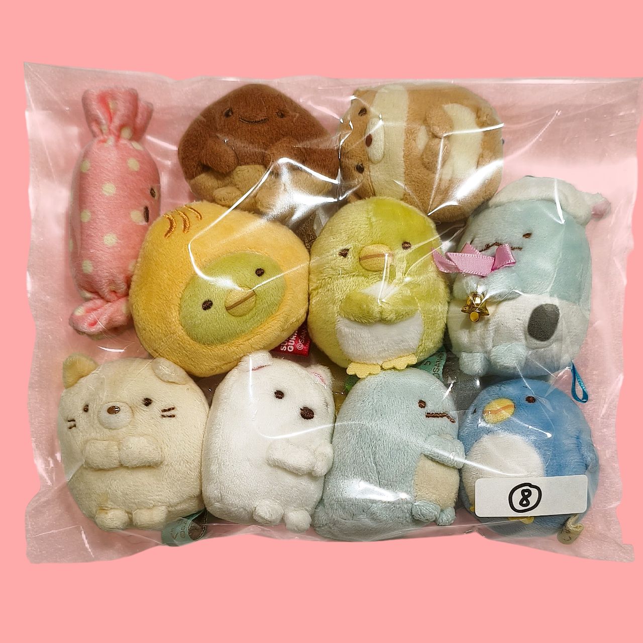 ⑤⑥⑦⑧すみっコぐらし てのりぬいぐるみ まとめ売り 10体