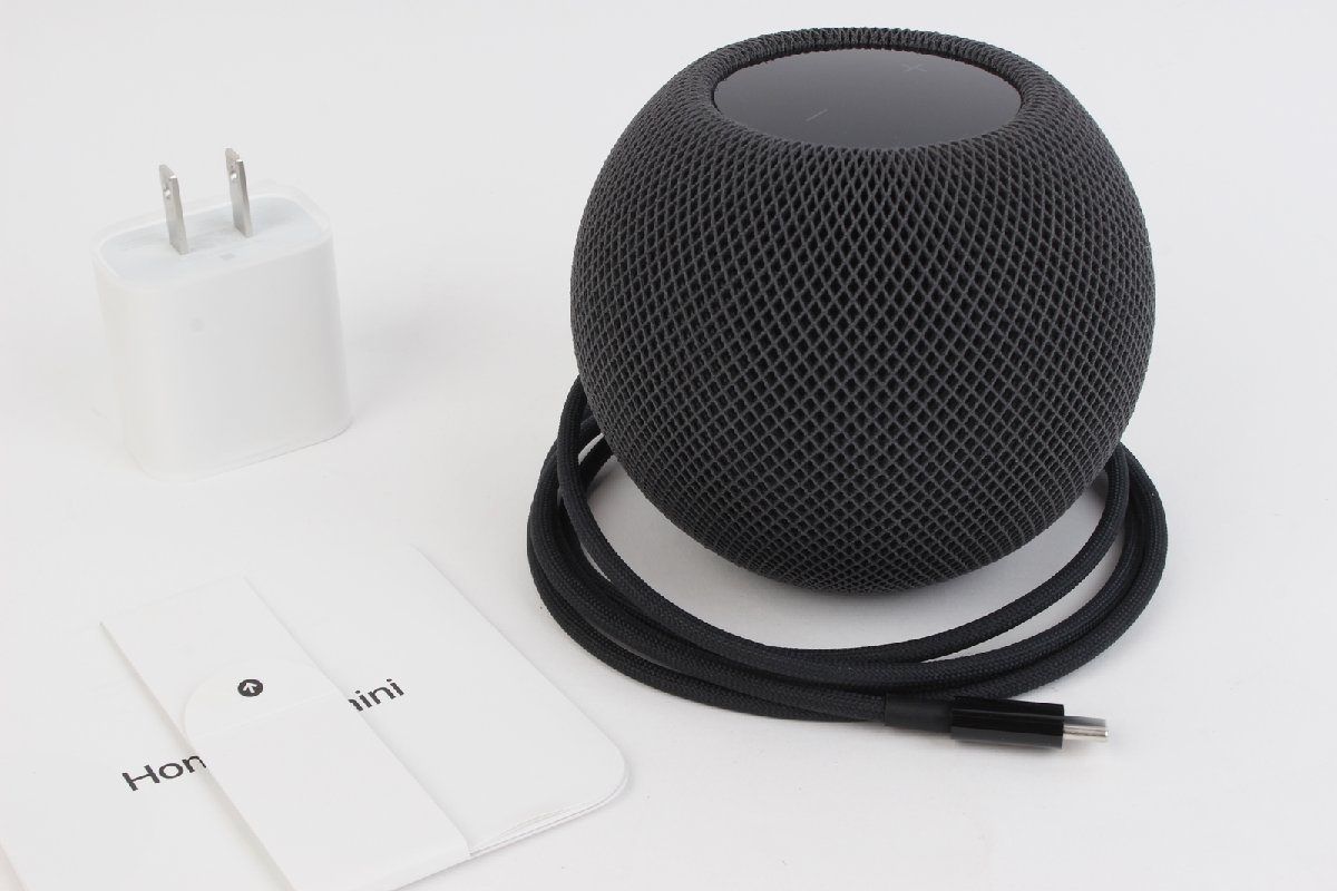 Apple HomePod mini スペースグレイ MY5G2J/A A2374 スマートスピーカー アップル ホームポッドミニ R2403-089  - メルカリ