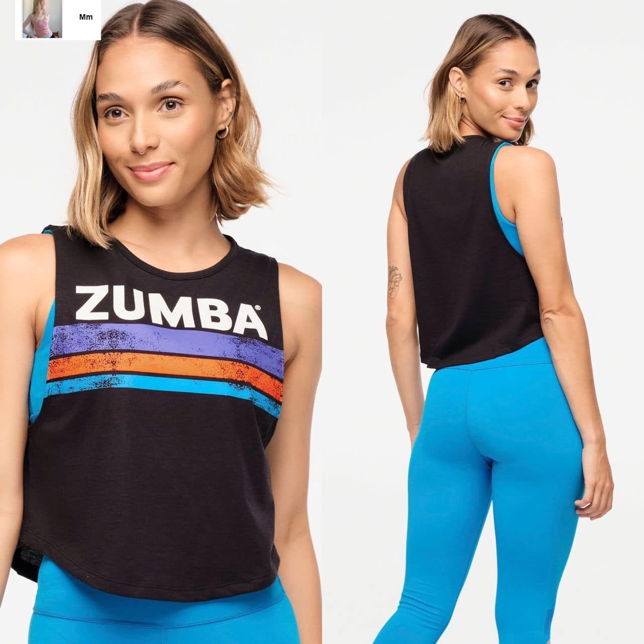 Zumba ズンバ Explore ラウンドヘム マッスルタンク ズンバ ZUMBA Explore ロゴ ラウンドヘム マッスルタンク タンク