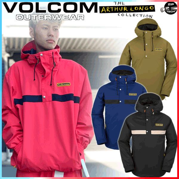 23-24 VOLCOM|ボルコム LONGO pullover メンズ レディース 防水ジャケット スノーボードウェア スノーウェアー 2025 型落ち