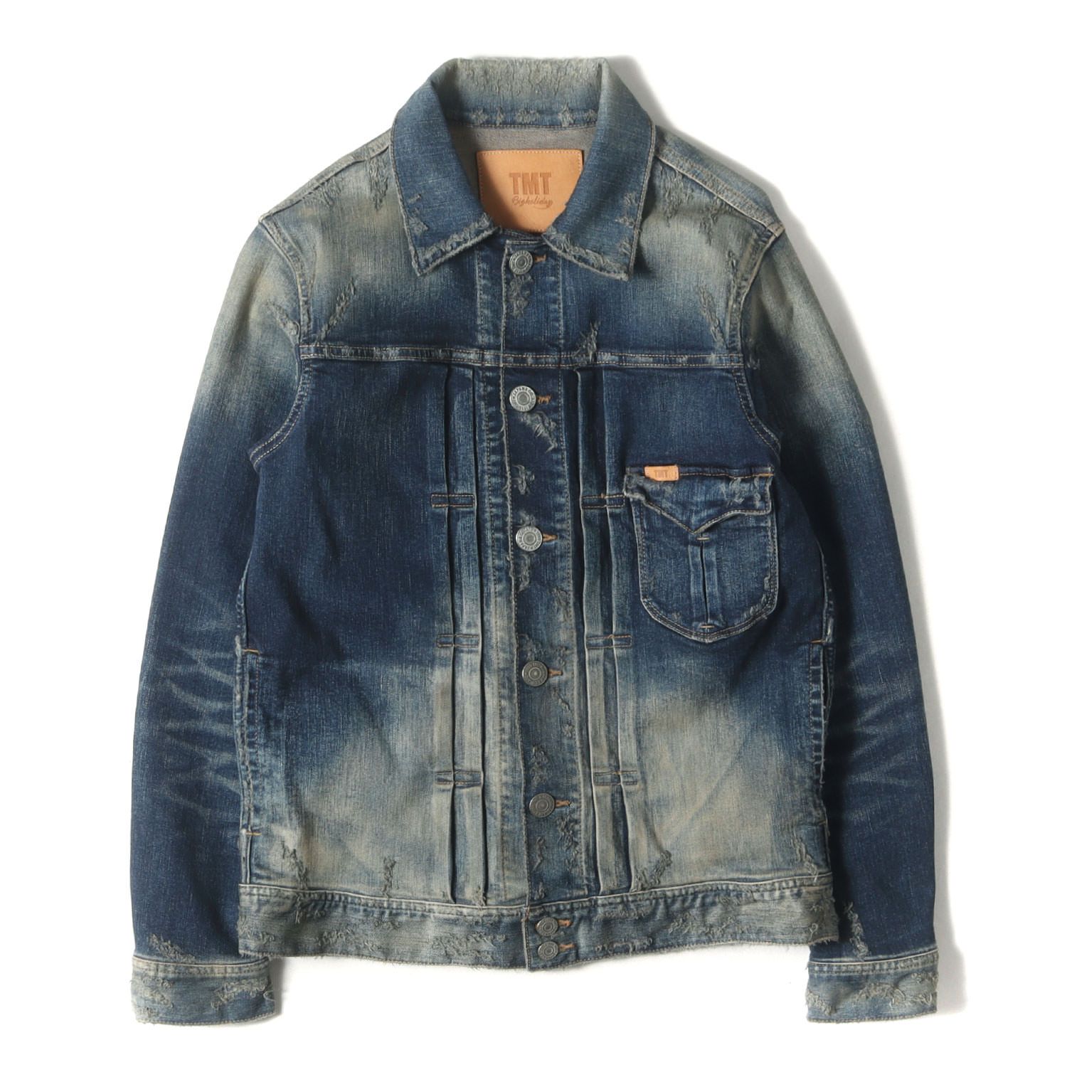 TMT MA-1 デニムフライトジャケット サイズS 未使用品 TMT - SWEATLIKE-STRETCH DENIM TYPE-MA-1 FLIGHT JACKET